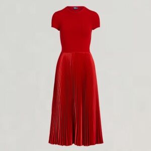Polo Ralph Lauren Hybrid Pleated Dress